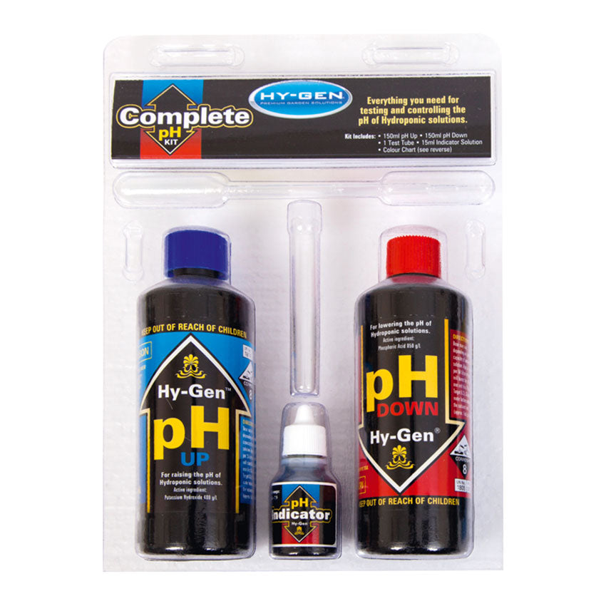 HY-GEN COMPLETE PH CONTROL KIT INCLUDES 150MLS UP & DOWN image 0