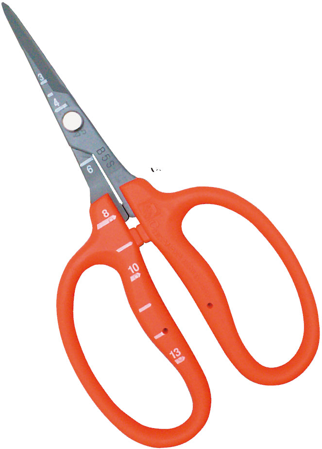 CHIKAMASA B-500SF STAINLESS STEEL SCISSORS (FLUORINE COATED)