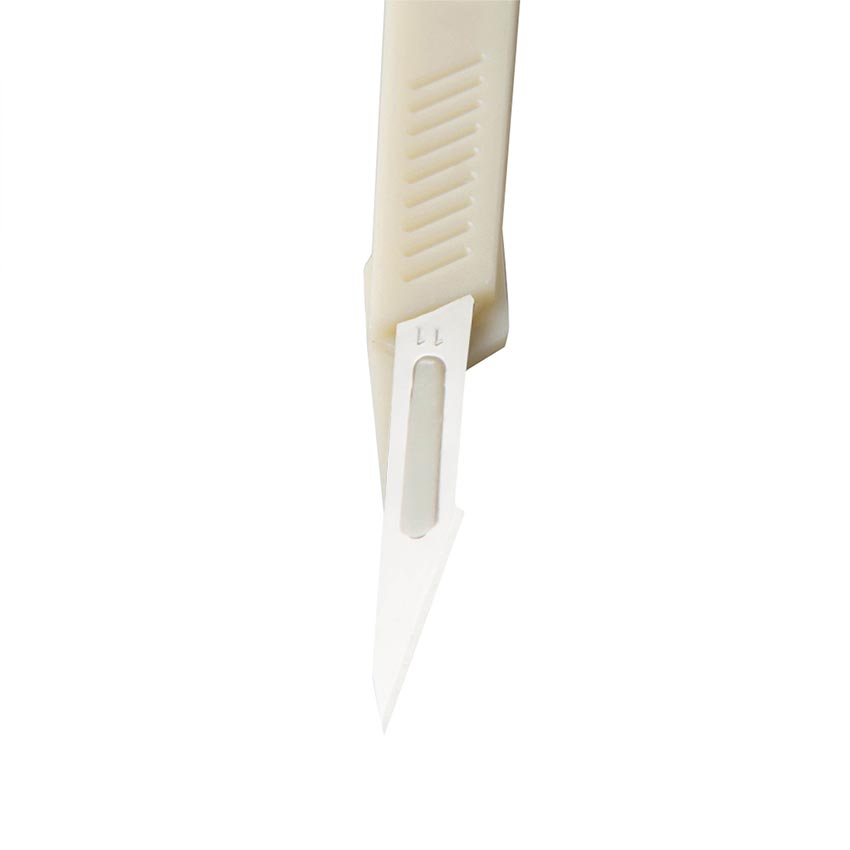 SCALPELS DISPOSABLE STAINLESS STEEL CARTON OF 10 image 2