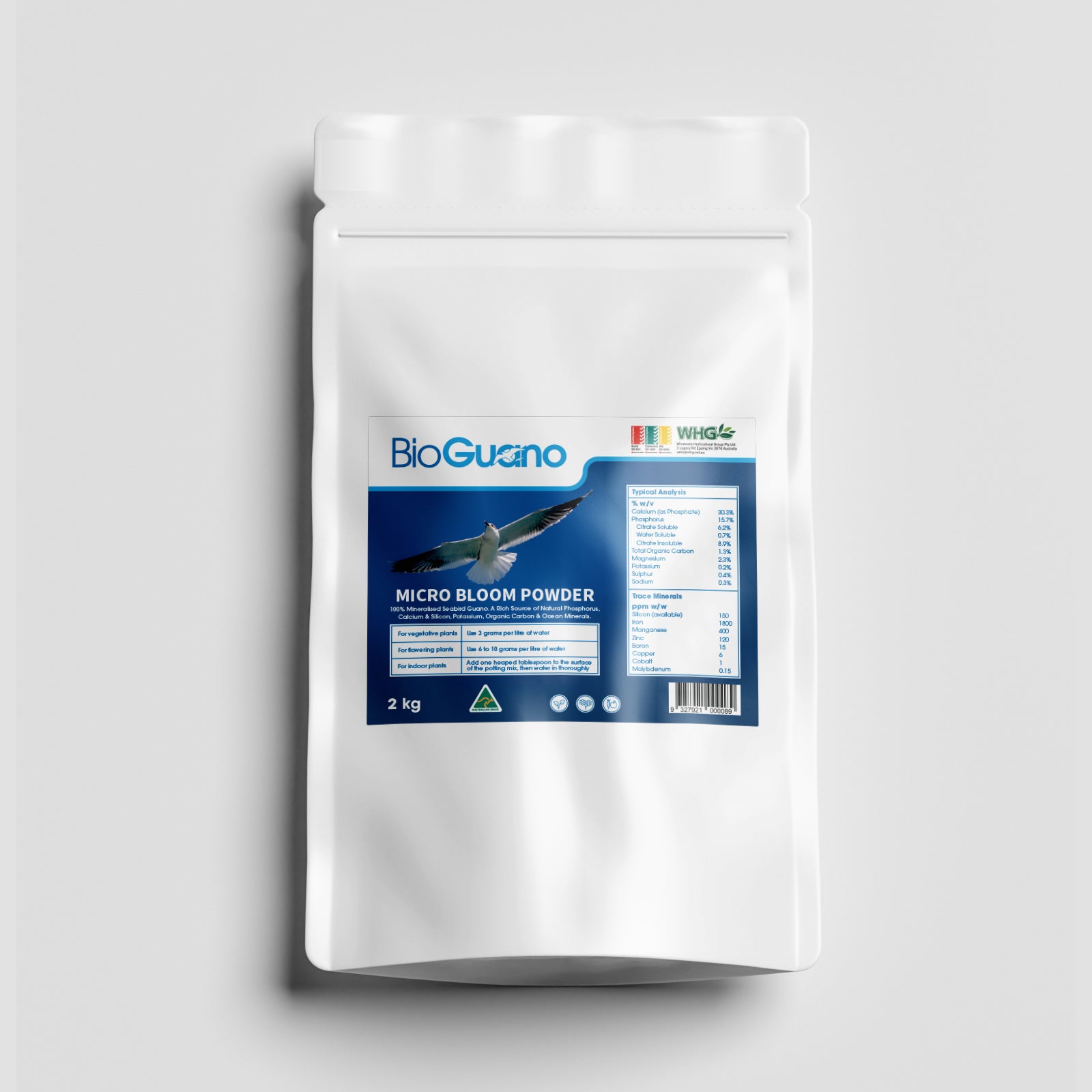 BioGuano BioGuano Micro Bloom Powder 2 kg nan