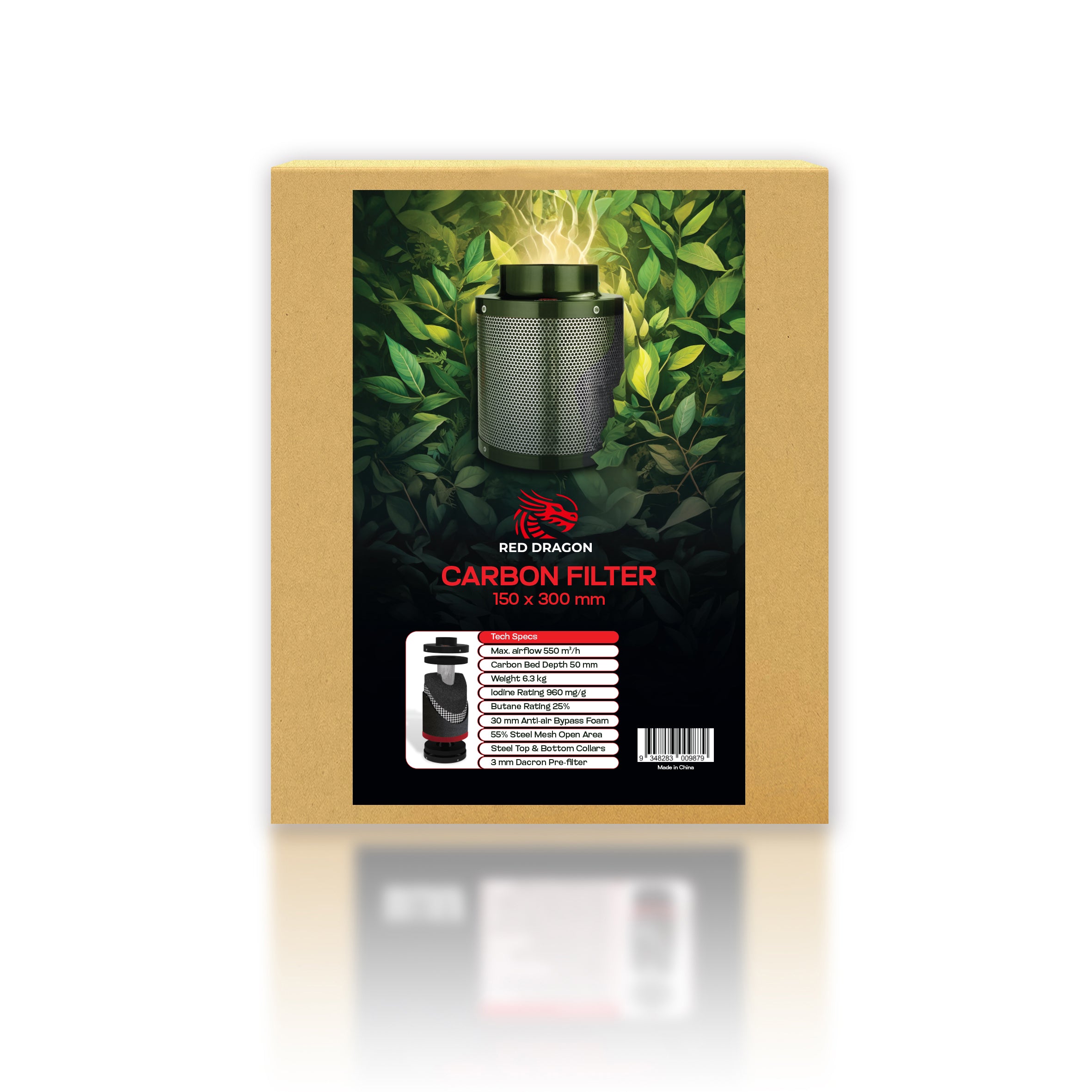 PRO GROW Pro Grow Dragon Series Filter 150 x 300 mm 150 x 300 mm