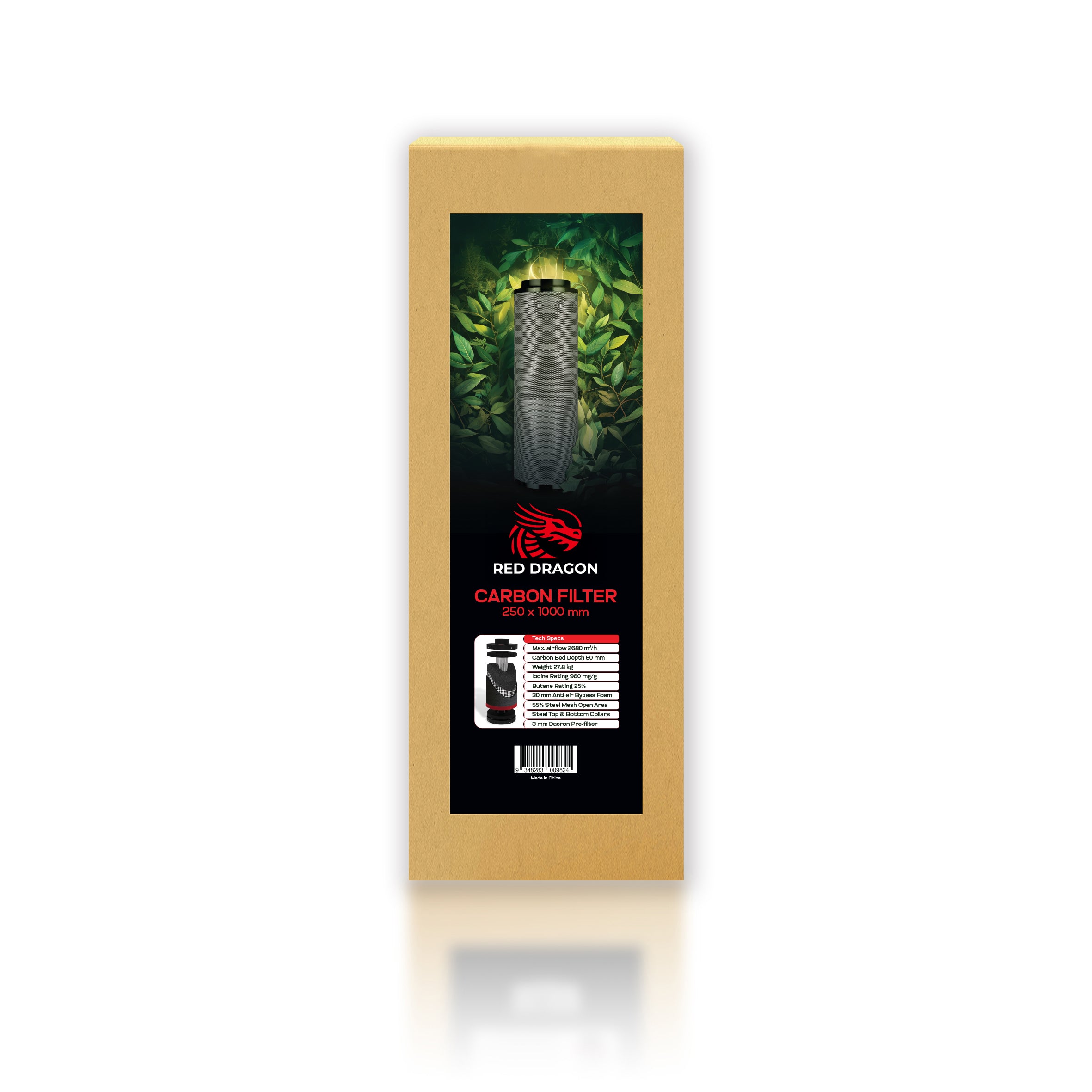 PRO GROW Pro Grow Dragon Series Filter 250 x 1000 mm 250 x 1000 mm