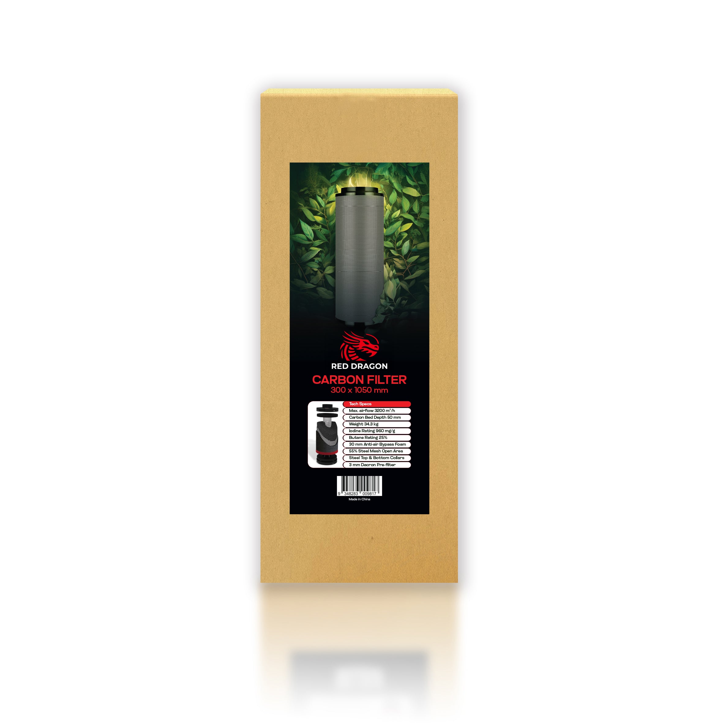 PRO GROW Pro Grow Dragon Series Filter 300 x 1050 mm 300 x 1050 mm
