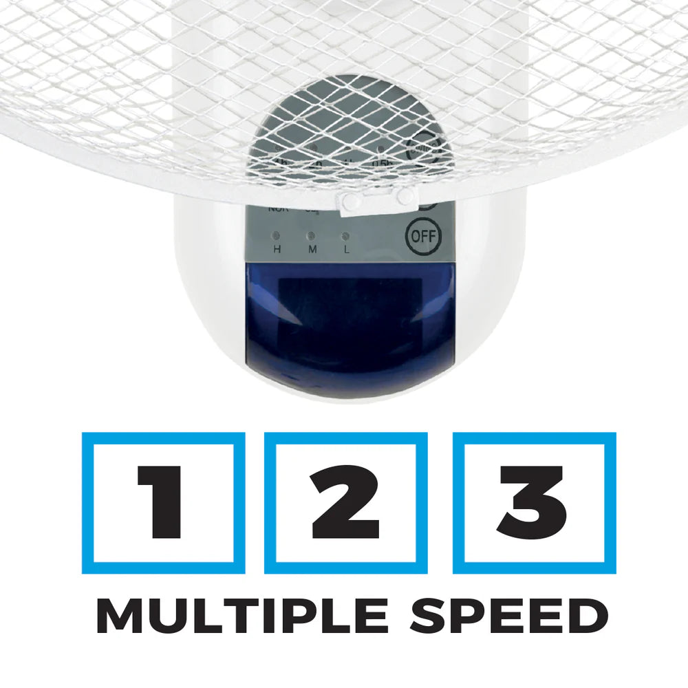Hydro Breeze V2 Oscillating Wall Fan 40cm