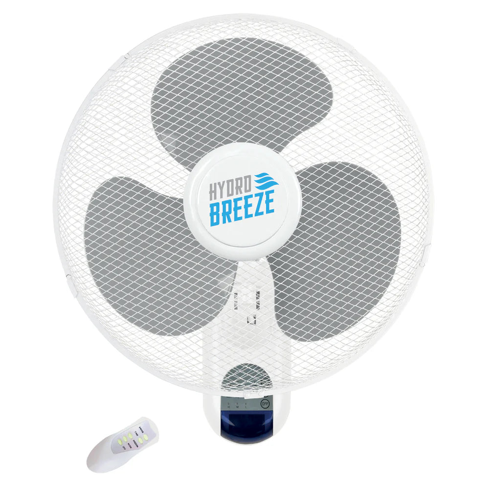 Hydro Breeze V2 Oscillating Wall Fan 40cm