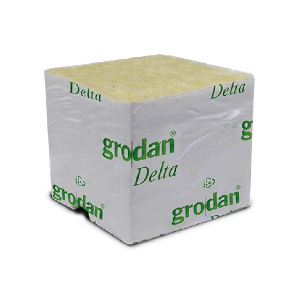GRODAN DELTA 4G - 75MM X 75MM WRAPPED CUBE NO HOLE EACH