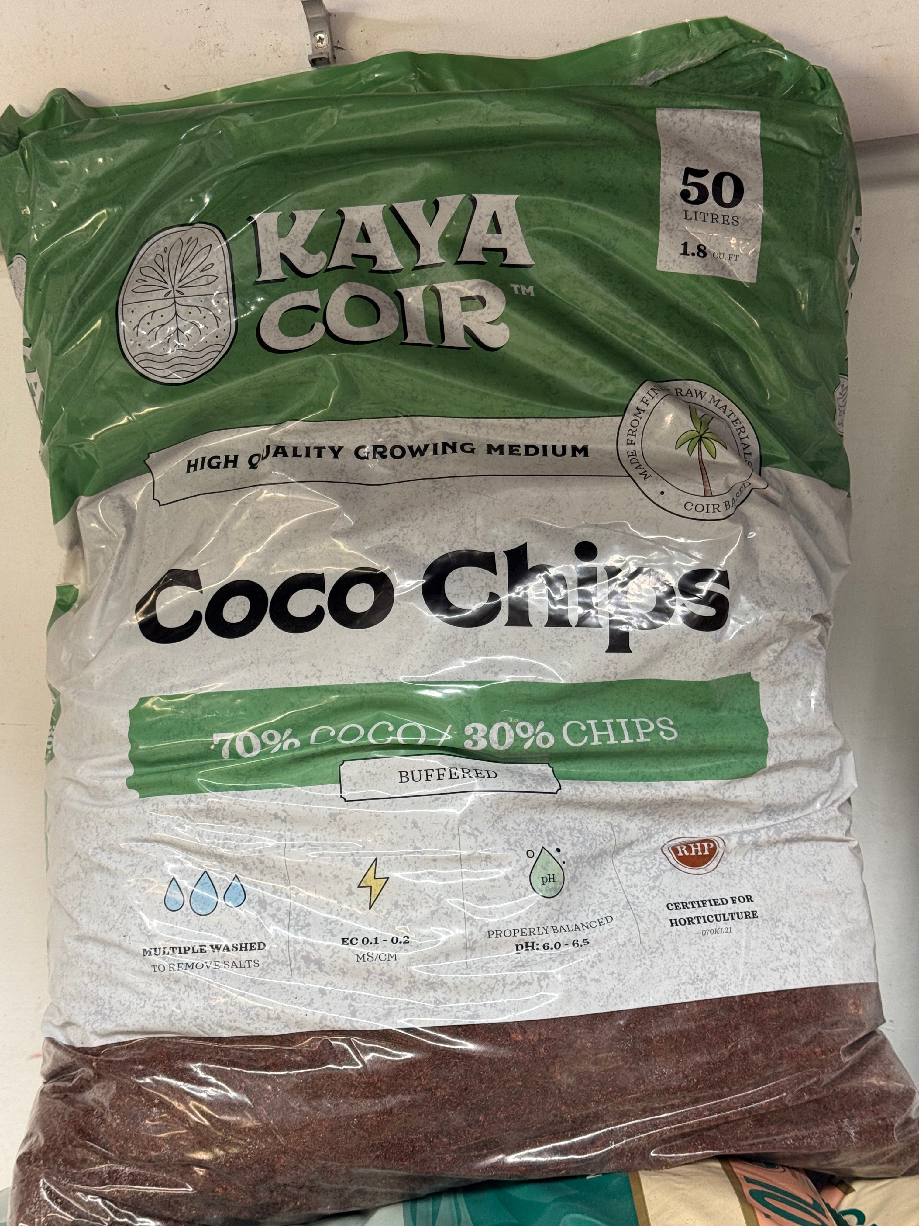 KAYA COIR COCO CHIPS 50L (70/30) BUFFERED