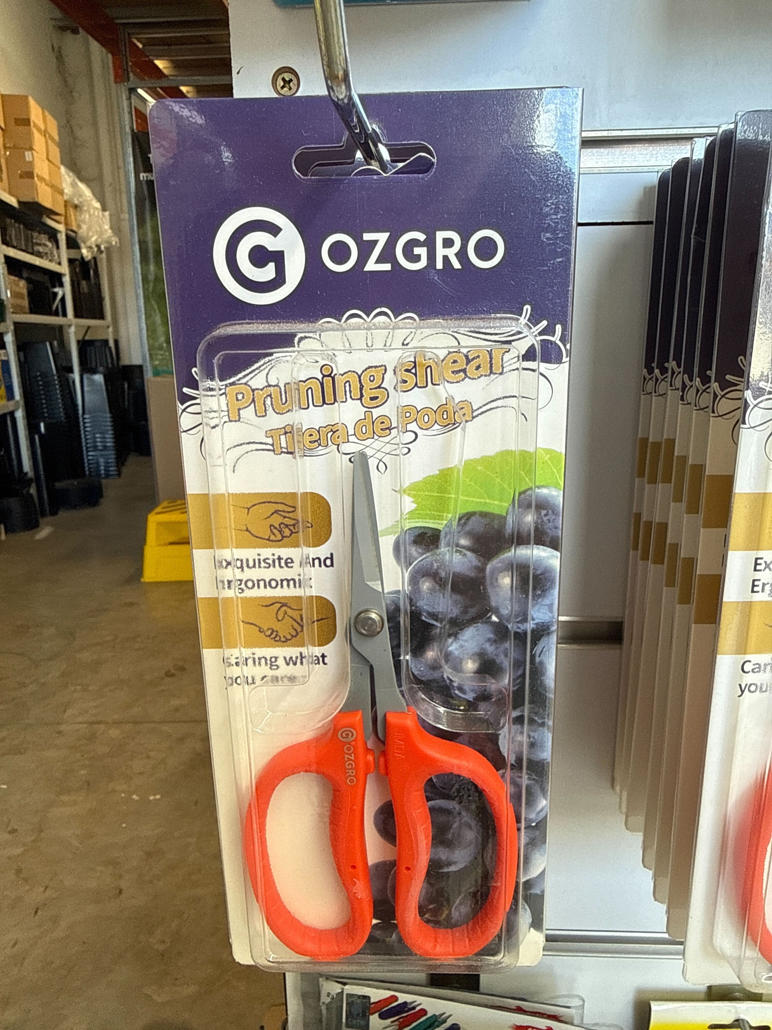 OZGRO PRUNING SHEAR (STRAIGHT)