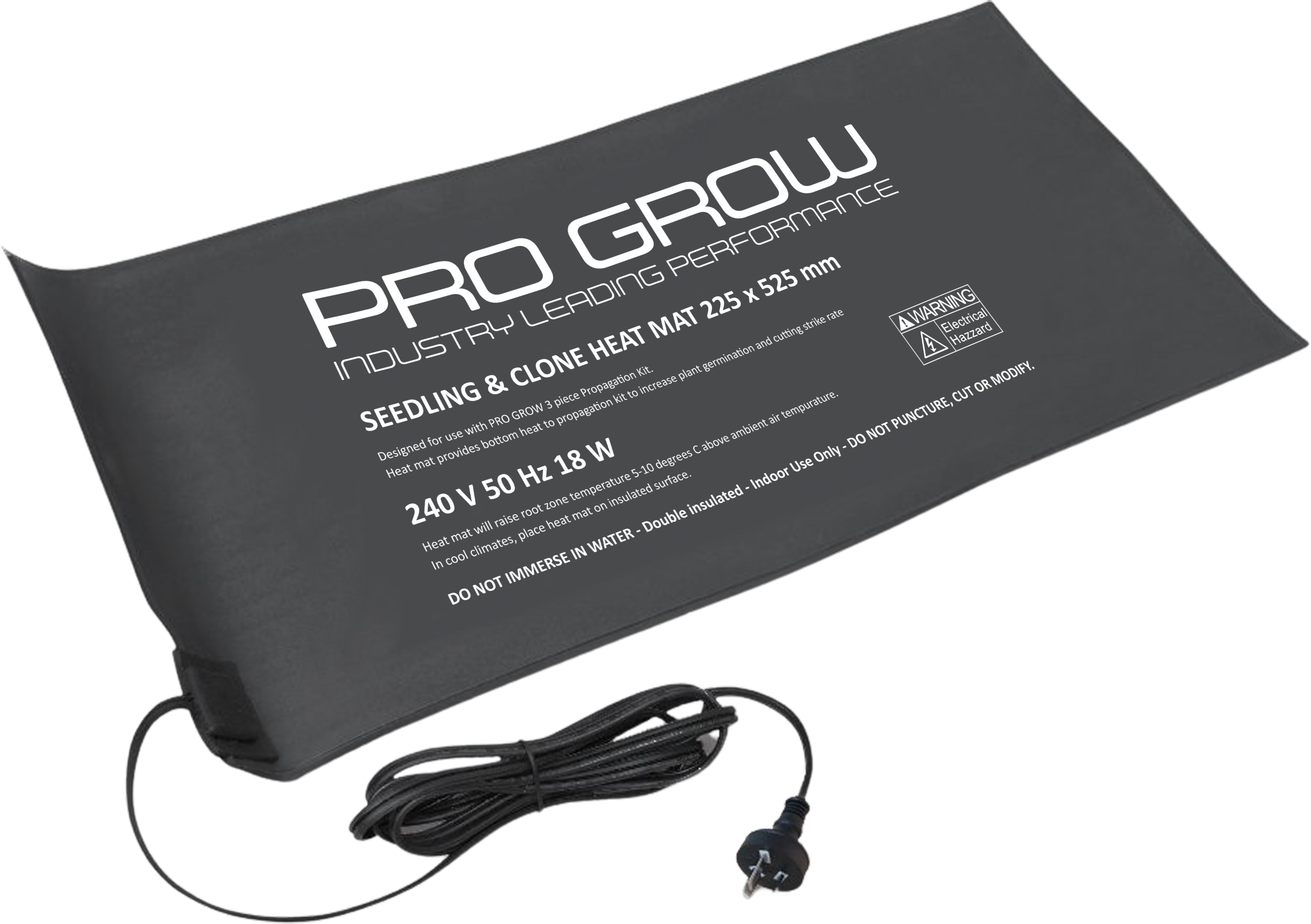 PRO GROW Pro Grow Heat Mat - 225 x 525 mm 225 x 525 mm