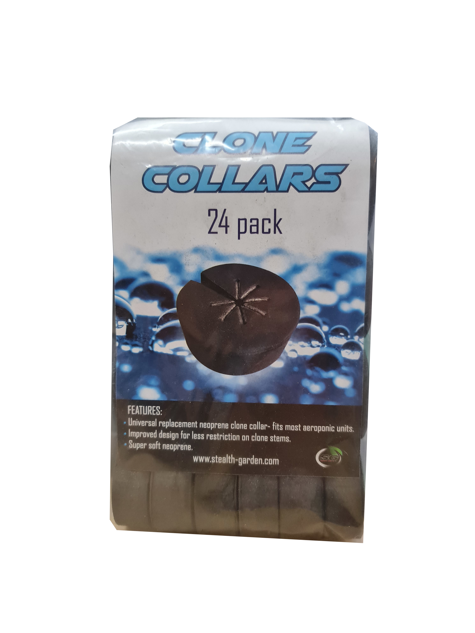 STEALTH CLONE COLLARS BLACK - PACKET OF 24 image 0