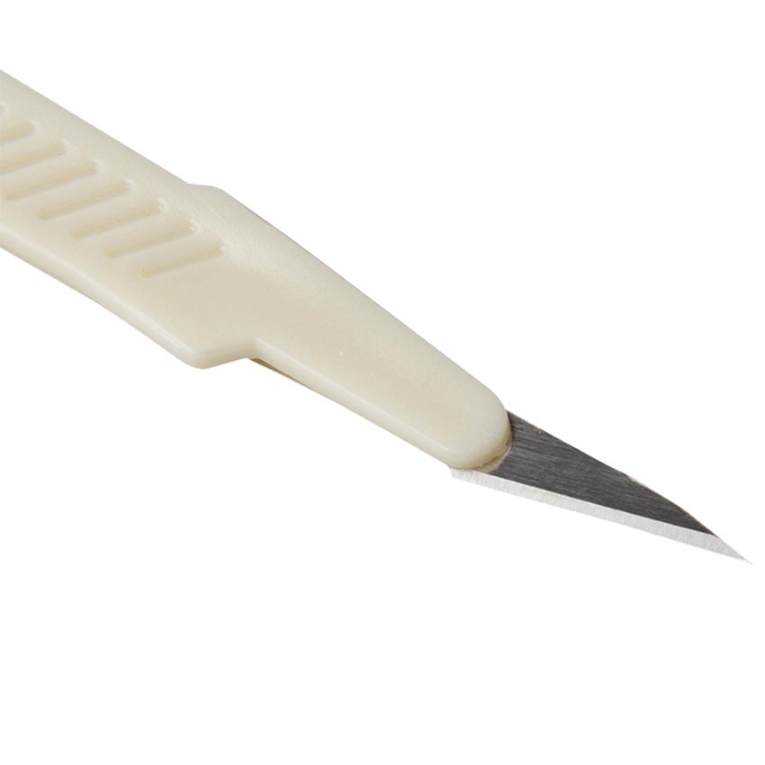SCALPELS DISPOSABLE STAINLESS STEEL CARTON OF 10 image 1