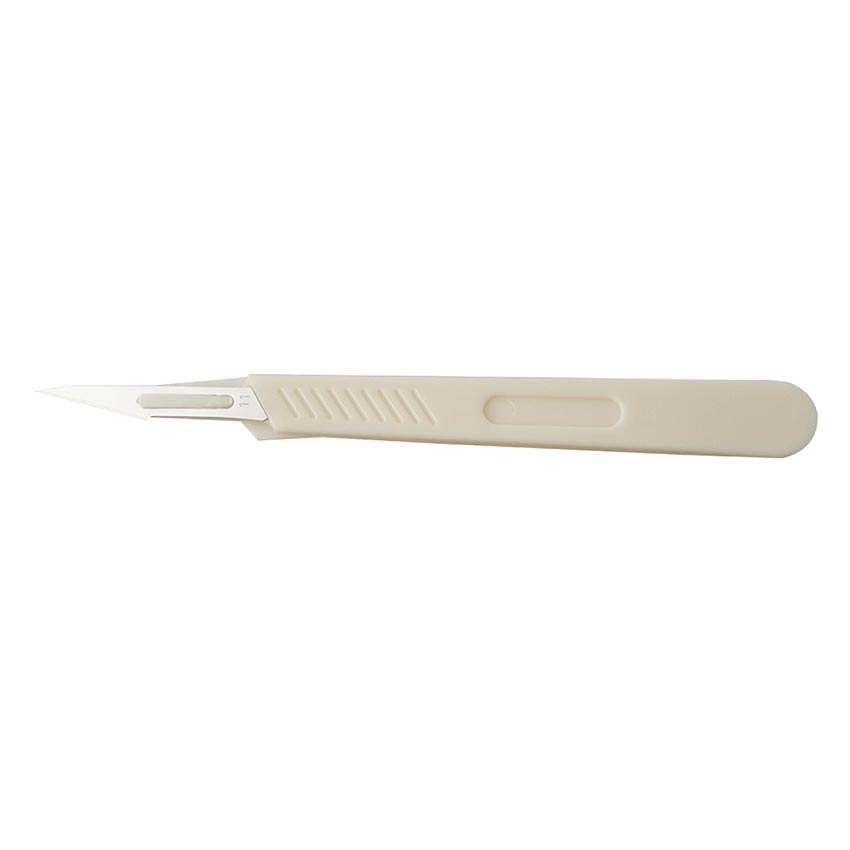 SCALPELS DISPOSABLE STAINLESS STEEL CARTON OF 10 image 0
